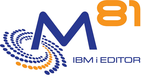 Société M81 IBM i editor