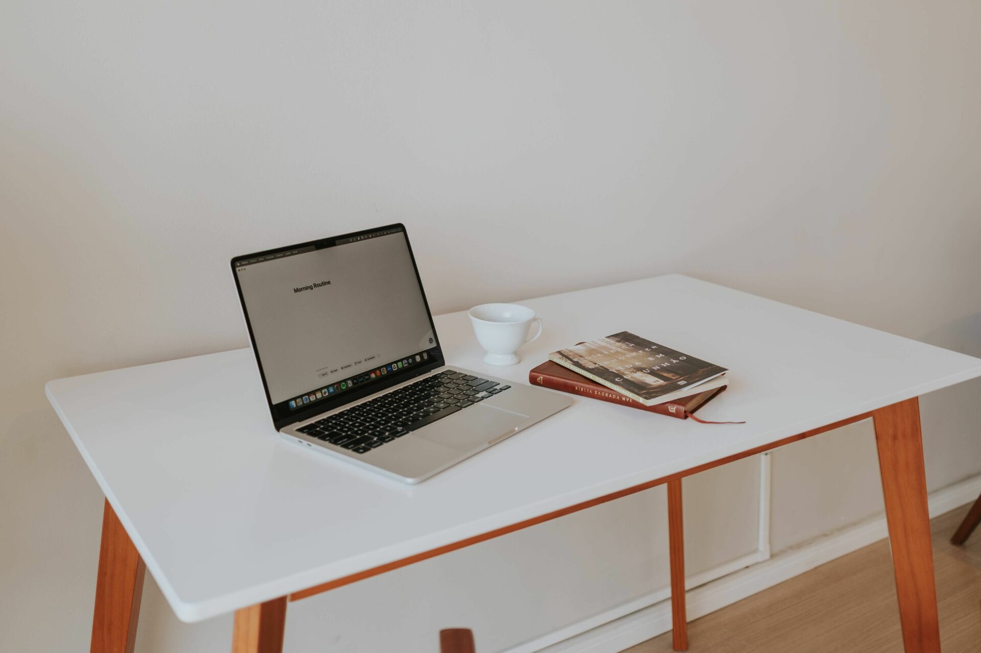 pc portable sur bureau